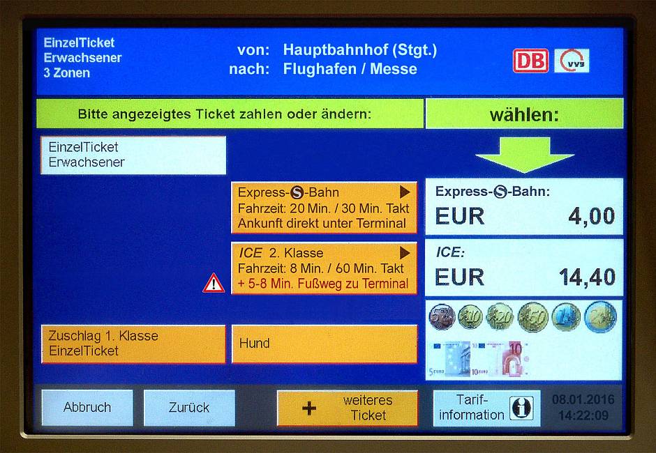 Tickets im vergleich